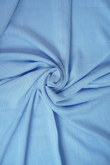 Ligh Blue Polyester Scarf