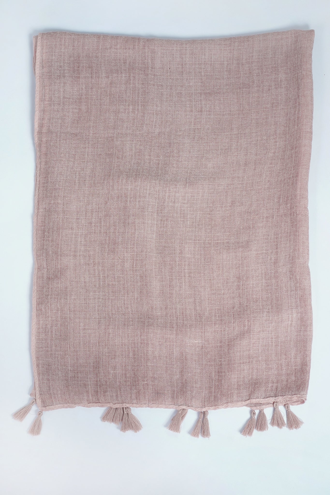 Textured Pink Polyester Scarf