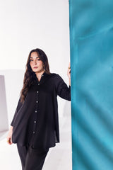2 Pc Button Down Shirt with Pockets in Pants - Janaan Clothing
